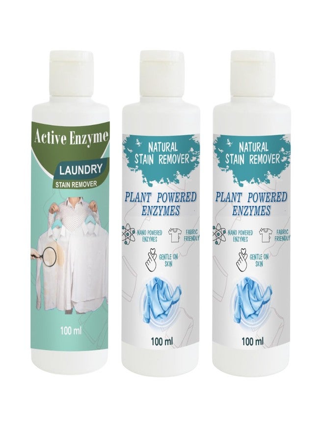 مجموعة مزيل بقع توفوس المكونة من مزيل بقع الفستق والقمصان والقمصان | محلول تنظيف متعدد الأسطح للملابس والأقمشة والمفروشات (100 غرام لكل عبوة) - Image 1